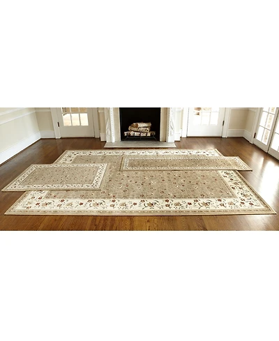 Closeout! Km Home Area Rug Set, Roma Collection 3 Piece Set Floral