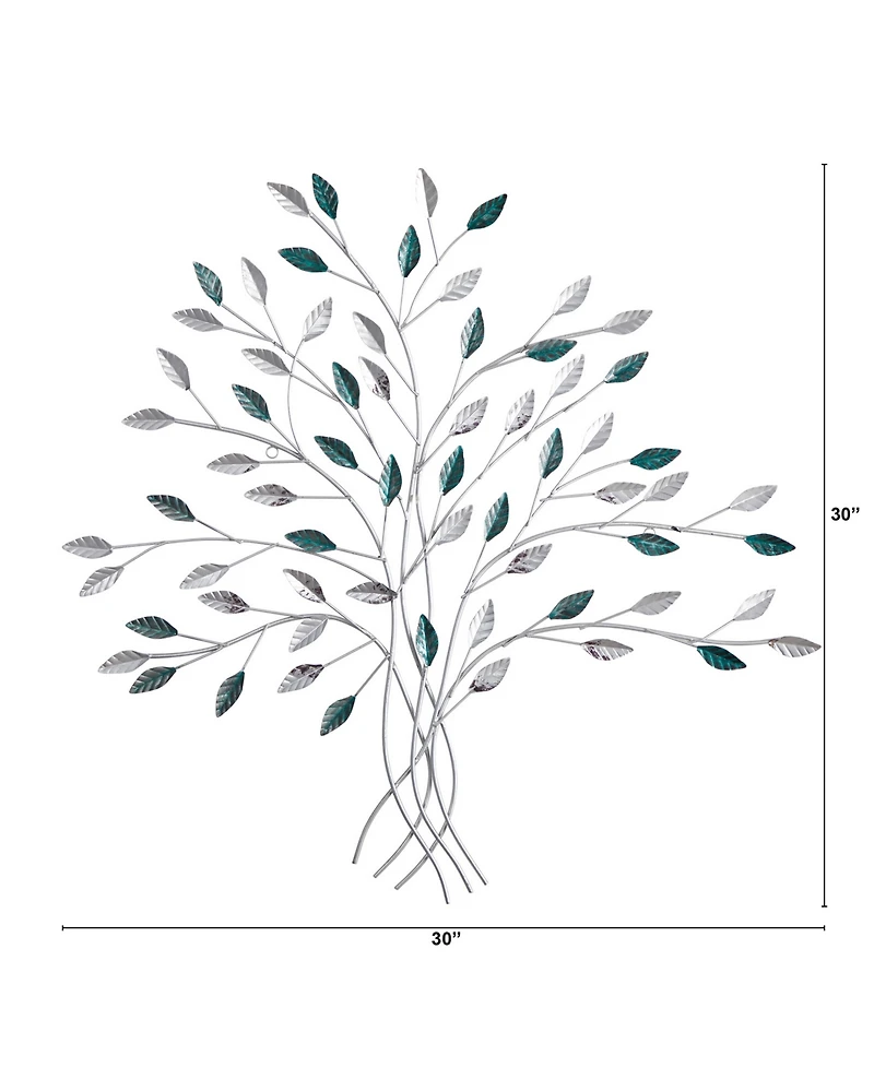 Hand-Painted Tree of Life Wall Art Decor, 30" x 30"