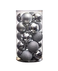 Holiday Christmas 20 Piece Shatterproof Ornament Set, 3"