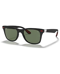Ray-Ban Scuderia Ferrari Collection 52 Men's Low Bridge Fit Sunglasses