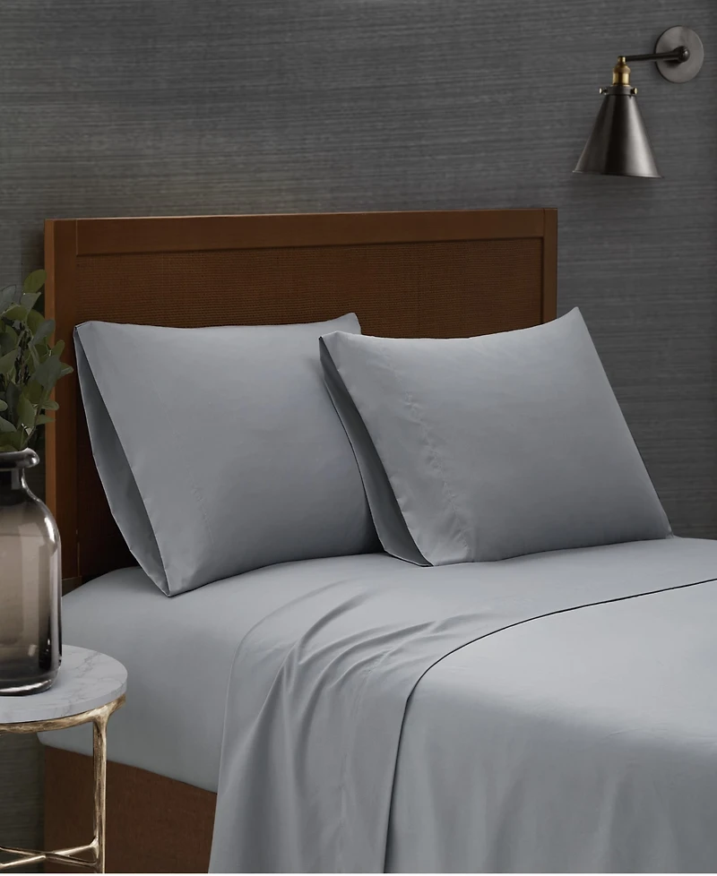 London Fog Garment Wash Solid 6 Piece Sheet Set