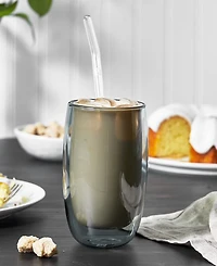 Zwilling Sorrento Latte Glass, Smoke, 11.8oz., Promo 8pc Set