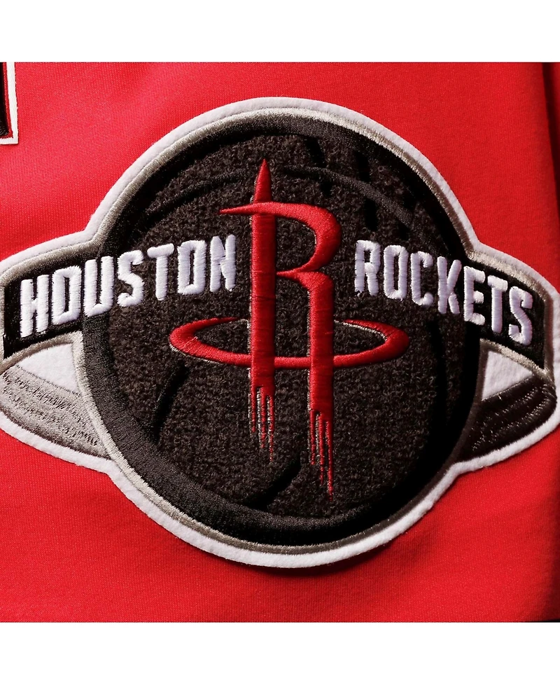 Men's Red Houston Rockets Chenille Shorts