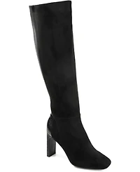 Journee Collection Women's Elisabeth Extra Wide Calf Knee High Dress Boots