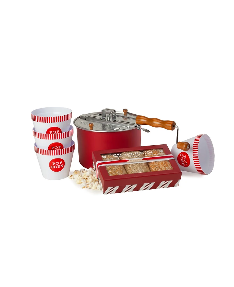 Wabash Valley Farms Whirley Pop Premium Hull-Less Popcorn Collection, Set of 8