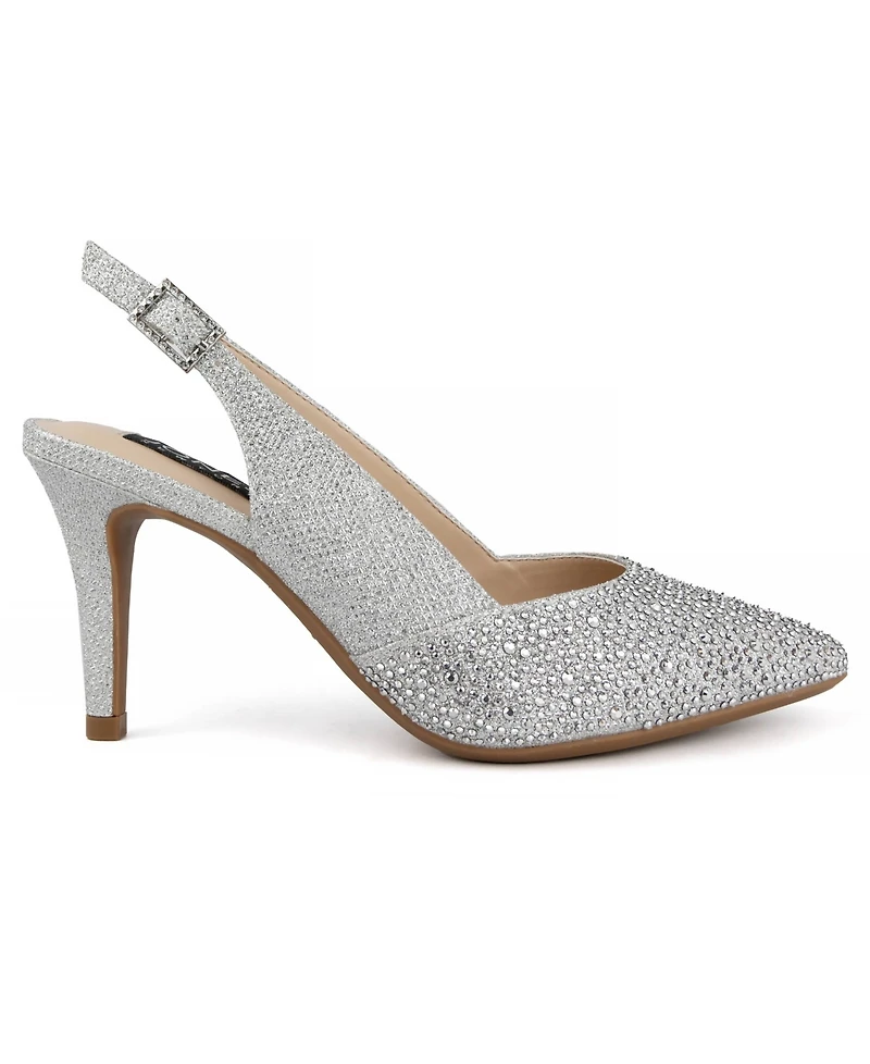 Jones New York Women's Bernie Pointed Toe Slingback Dress Pumps