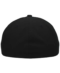 Men's New Era Black Seattle Mariners Cooperstown Collection Turn Back The Clock Steelheads 59FIFTY Fitted Hat