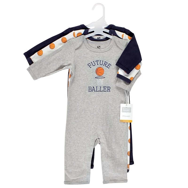 Hudson Baby Boys Three-Piece Bodysuit Collection