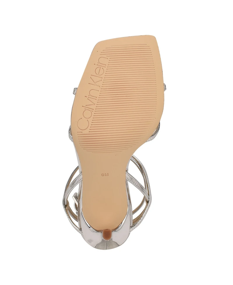 Calvin Klein Women's Tegin Strappy High Stiletto Sandals