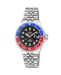 Gevril Men's Wall Street 4952B Swiss Automatic Bracelet Watch 43 mm