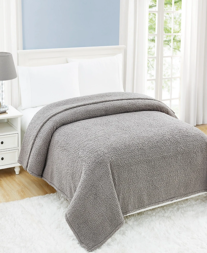 My World Cloud Sherpa Blanket, Full/Queen