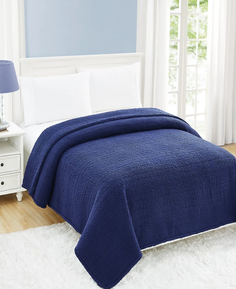 My World Cloud Sherpa Blanket, Full/Queen