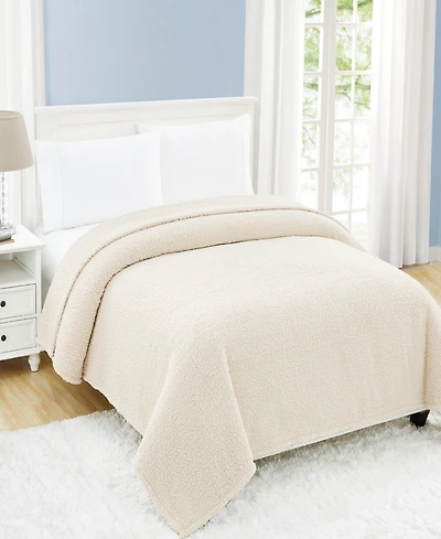 My World Cloud Sherpa Blanket, Full/Queen