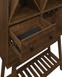 2-Drawer Wine Cabinet