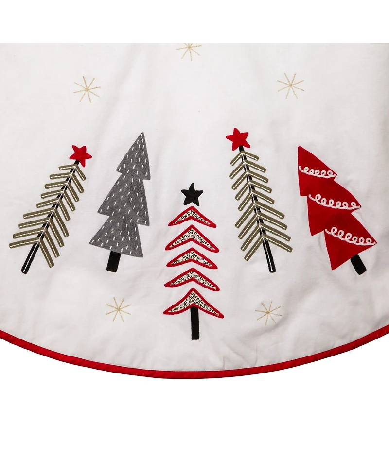 Kurt Adler 50" Tree Embroidered Tree Skirt