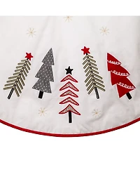 Kurt Adler 50" Tree Embroidered Tree Skirt