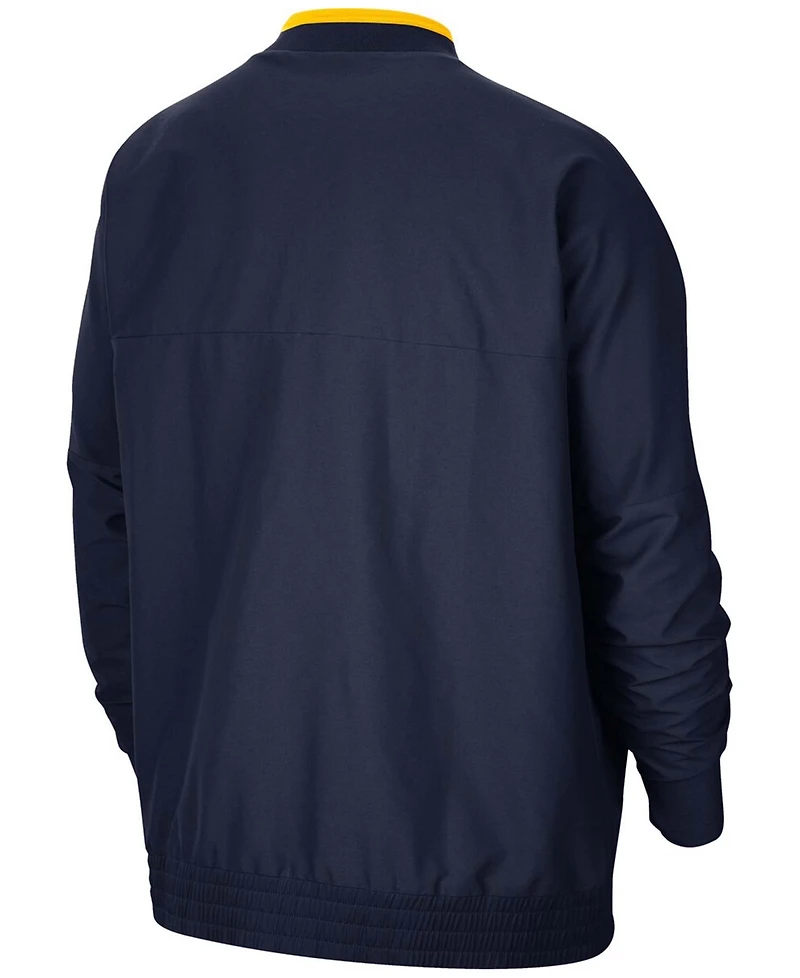 Jordan Men's Michigan Wolverines 2021 Coach Half-Zip Jacket