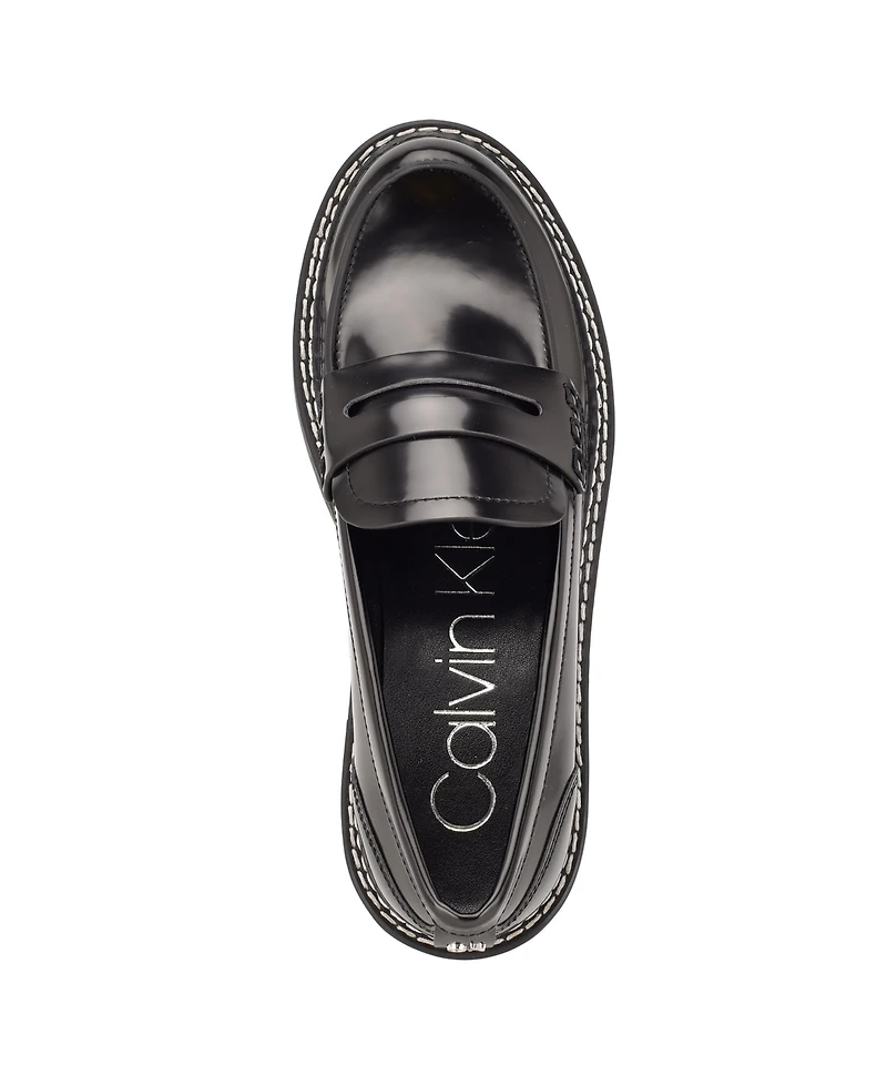 Calvin Klein Women's Suzie Casual Lug Sole Loafers