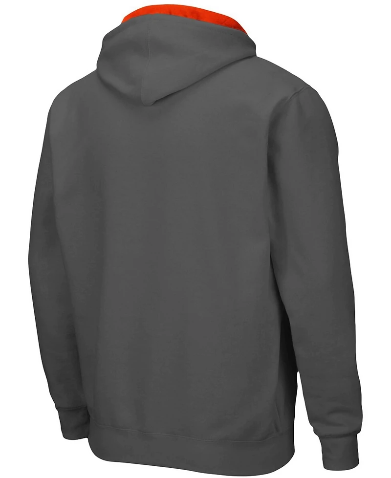 Colosseum Men's Clemson Tigers Arch Logo 3.0 Full-Zip Hoodie