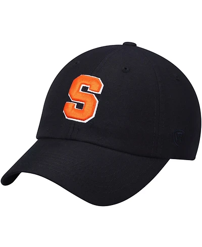 Men's Navy Syracuse Orange Primary Logo Staple Adjustable Hat