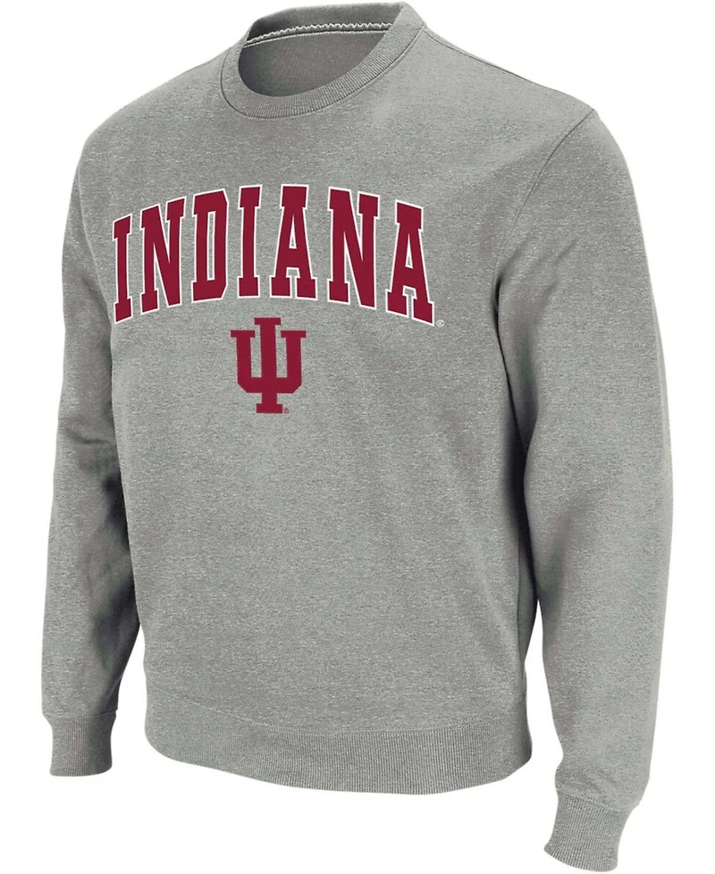 Colosseum Men's Indiana Hoosiers Arch Logo Crew Neck Sweatshirt