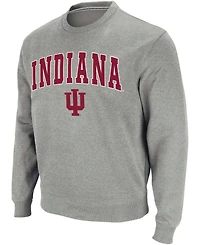 Colosseum Men's Indiana Hoosiers Arch Logo Crew Neck Sweatshirt