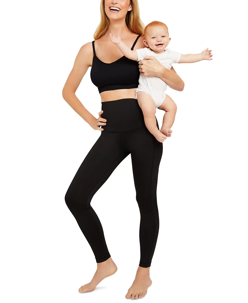 Motherhood Maternity Mama Prima Performance Post Pregnancy Leggings