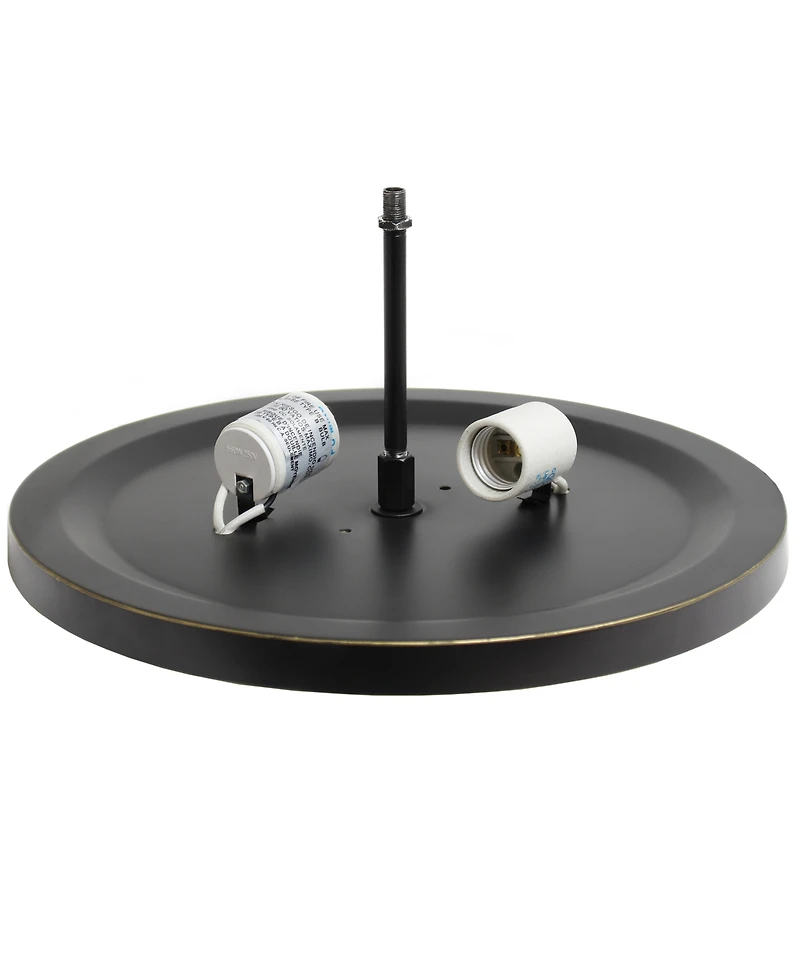 Lalia Home Crystal Glam 2 Light Ceiling Flush Mount