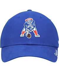 Women's Royal New England Patriots Miata Clean Up Legacy Adjustable Hat