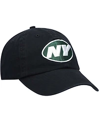 Men's Black New York Jets Clean Up Alternate Adjustable Hat