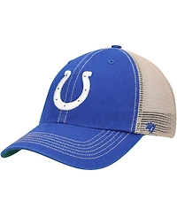 Men's Royal, Natural Indianapolis Colts Trawler Trucker Clean Up Snapback Hat