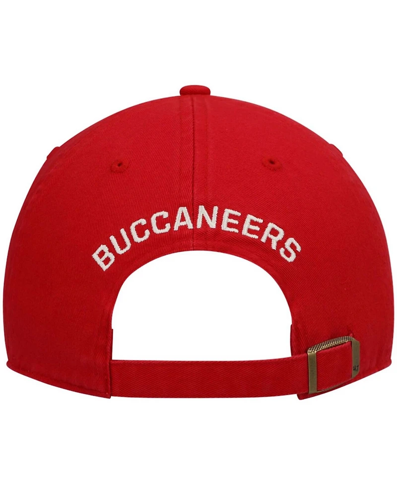 Women's Red Tampa Bay Buccaneers Finley Clean Up Adjustable Hat