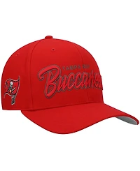 Men's Red Tampa Bay Buccaneers Street Script Mvp Snapback Hat