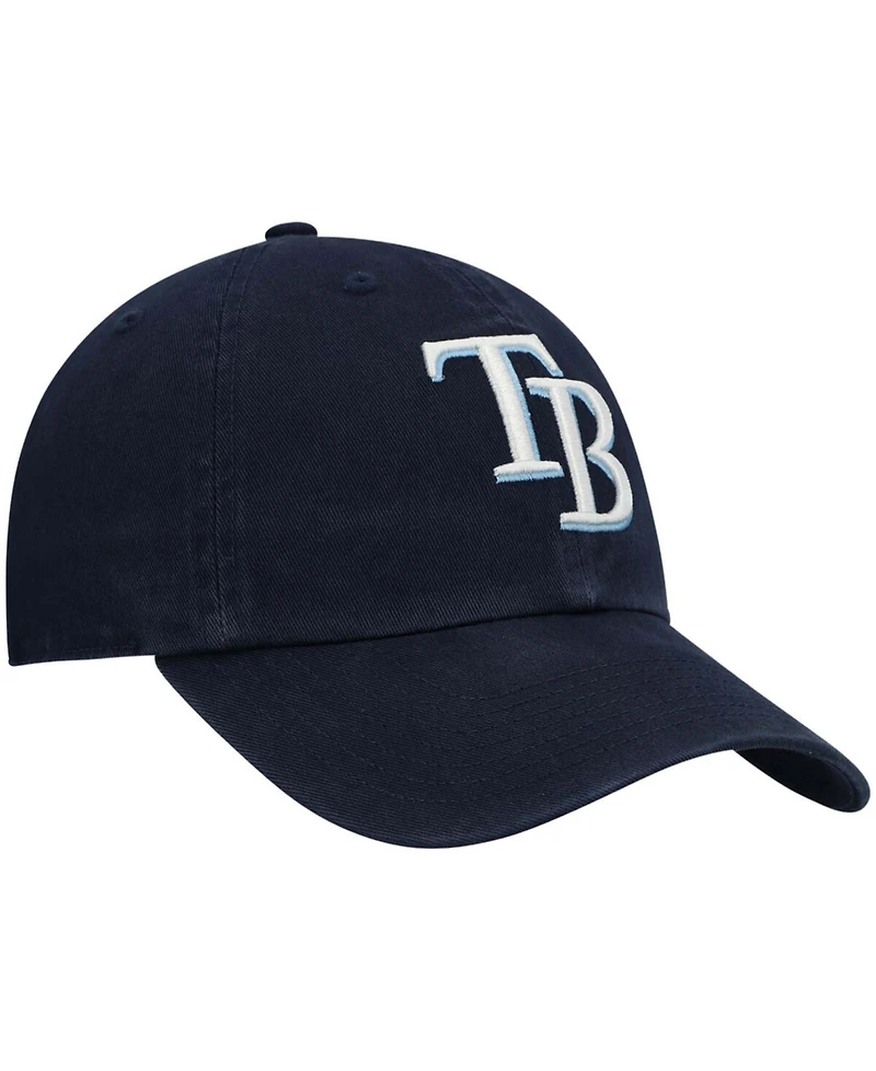 Boys Navy Tampa Bay Rays Team Logo Clean Up Adjustable Hat