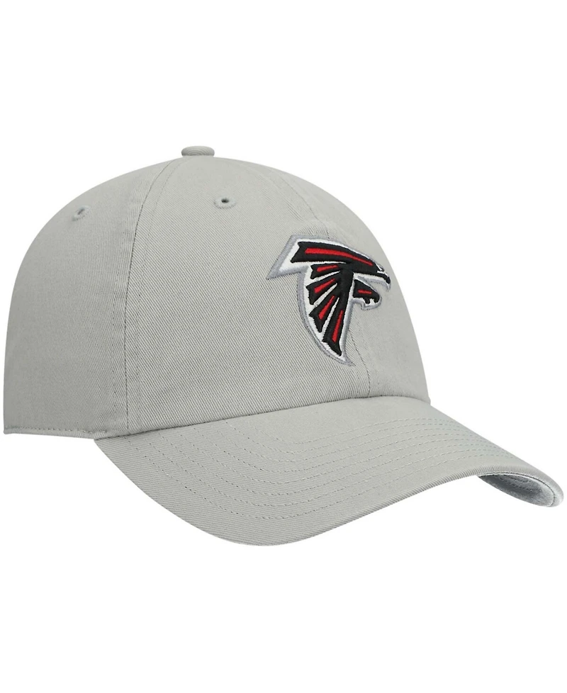 Men's Gray Atlanta Falcons Clean Up Adjustable Hat