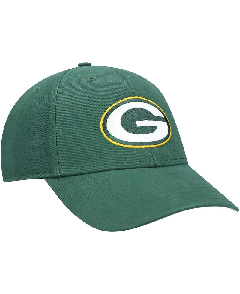 Boys Green Green Bay Packers Basic Mvp Adjustable Hat