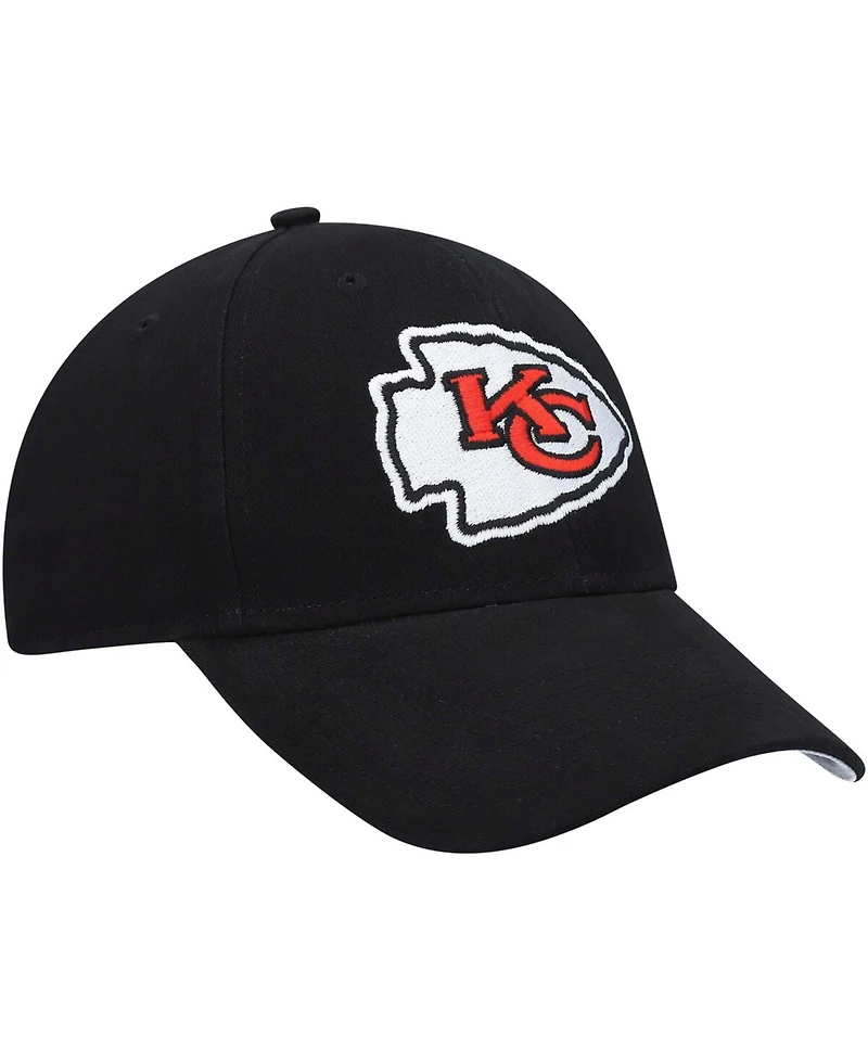 Boys Black Kansas City Chiefs Basic Secondary Mvp Adjustable Hat