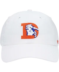 Men's White Denver Broncos Clean Up Legacy Adjustable Hat