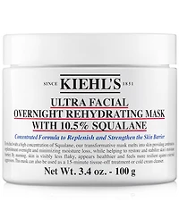Kiehl's Since 1851 Ultra Facial Overnight Hydrating Mask With 10.5% Squalane, 3.4 oz.