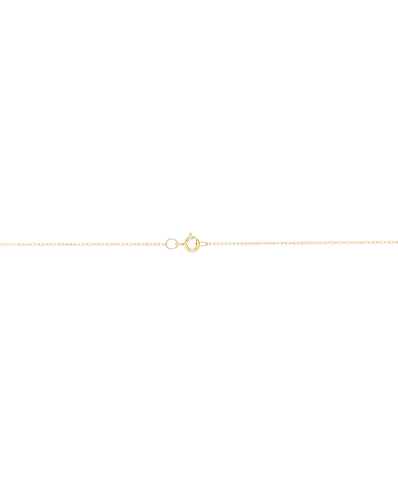 Onyx Graduated 18" Pendant Necklace in 14k Gold