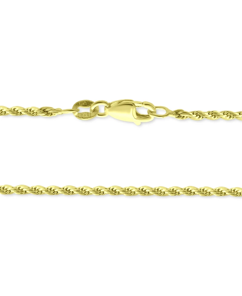 Giani Bernini Rope Link 24" Chain Necklace in 18k Gold-Plated Sterling Silver, Created for Macy's