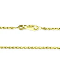 Giani Bernini Rope Link 20" Chain Necklace in 18k Gold-Plated Sterling Silver, Created for Macy's