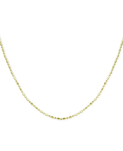 Giani Bernini Dot & Dash Link 24" Chain Necklace in 18k Gold-Plated Sterling Silver, Created for Macy's