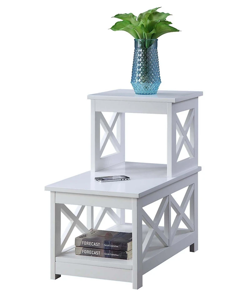 Oxford 2 Step Chairside End Table