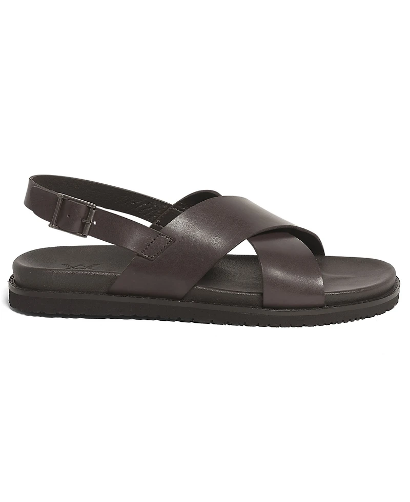 Anthony Veer Men's Cancun Cross Strap Comfort Sandals