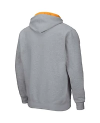 Men's Heathered Gray Tennessee Volunteers Arch Logo 3.0 Full-Zip Hoodie