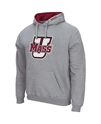 Colosseum Men's UMass Minutemen Arch and Logo Pullover Hoodie