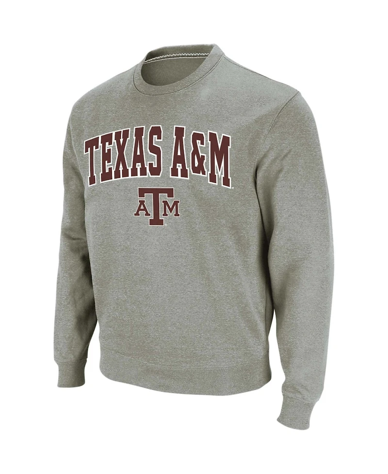 Colosseum Men's Texas A M Aggies Arch Logo Crew Neck Sweatshirt