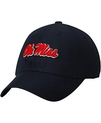 Men's Navy Ole Miss Rebels Staple Adjustable Hat