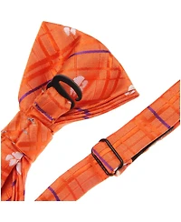 Men's Orange Clemson Tigers Oxford Bow Tie